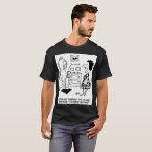 スクーバダイビングギアで魚を飼う Tシャツ (正面フル)