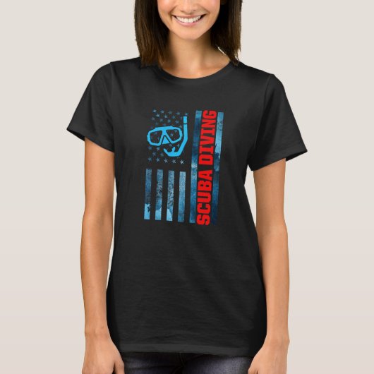 スクーバダイビングダイバー2 Tシャツ (正面)