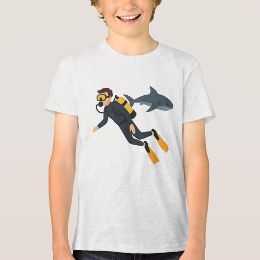 スクーバダイビング トライブレンドTシャツ (正面)