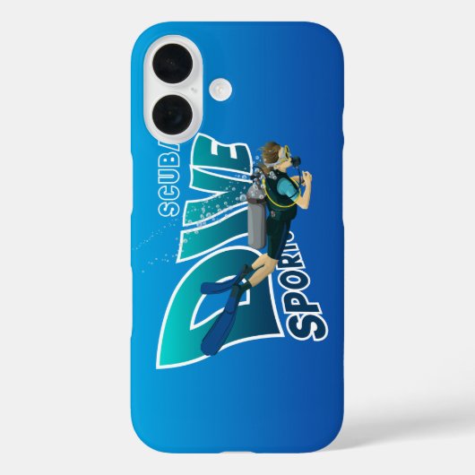 スクーバダイビング |  Case-Mate iPhoneケース (裏面)