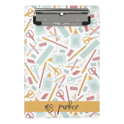 スクーパーソナライズされたルツール ミニクリップボード (正面)