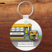 スクーパーソナライズされたルバスドライバー – 女性マンガ キーホルダー (正面)