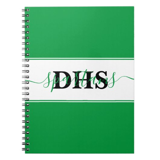 スクーパーソナライズされたル・カラーブロック・ノート ノートブック (正面)