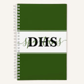 スクーパーソナライズされたル・カラーブロック・ノート ノートブック (正面)