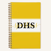 スクーパーソナライズされたル・カラーブロック・ノート ノートブック (正面)