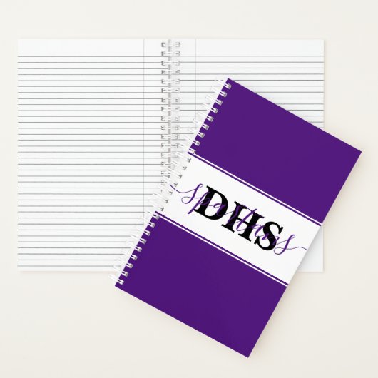 スクーパーソナライズされたル・カラーブロック・ノート ノートブック (内側)