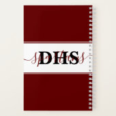 スクーパーソナライズされたル・カラーブロック・ノート ノートブック (裏面)