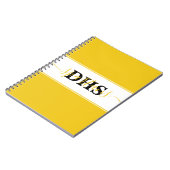 スクーパーソナライズされたル・カラーブロック・ノート ノートブック (左側)