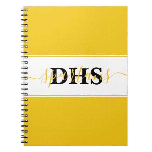 スクーパーソナライズされたル・カラーブロック・ノート ノートブック (正面)