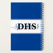 スクーパーソナライズされたル・カラーブロック・ノート ノートブック (裏面)