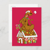 スクービーとジンジャーブレッドハウス ポストカード (正面/裏面)