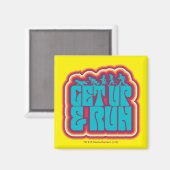 スクービーと集団「Get Up & 走 Graphic」グラフィック マグネット (正面/裏面)