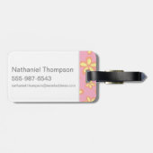 スクービーの鼻の蝶 ラゲッジタグ (裏面横)