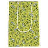 スクービースナックのガロ市松模様にーパターン ミディアムペーパーバッグ (裏面)