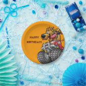 スクービードゥモンスタートラック ペーパープレート (パーティー)