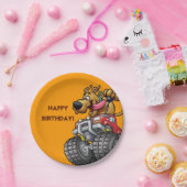 スクービードゥモンスタートラック ペーパープレート (パーティー)