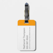 スクービードゥモンスタートラック ラゲッジタグ (裏面縦)