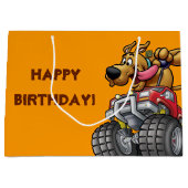 スクービードゥモンスタートラック ラージペーパーバッグ (正面)