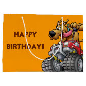 スクービードゥモンスタートラック ラージペーパーバッグ (裏面)