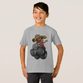 スクービードゥモンスタートラック Tシャツ (正面フル)