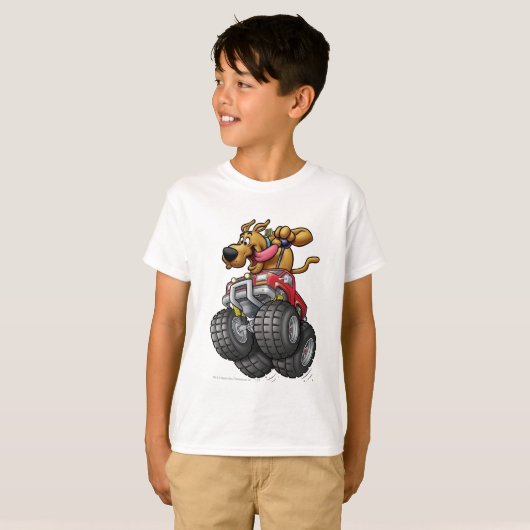 スクービードゥモンスタートラック Tシャツ (正面フル)