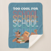 スクービードゥーがクール学校に行き過ぎる シェルパブランケット (正面)