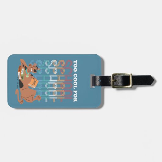 スクービードゥーがクール学校に行き過ぎる ラゲッジタグ (正面横)