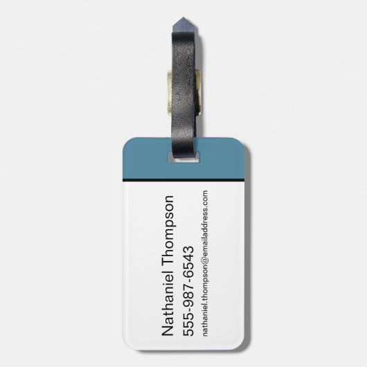 スクービードゥーがクール学校に行き過ぎる ラゲッジタグ (裏面縦)