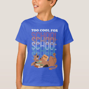 スクービードゥーがクール学校に行き過ぎる Tシャツ