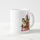 スクービードゥーがデッキアウト ジャンボコーヒーマグカップ (正面右)