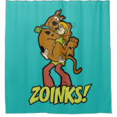 スクービードゥーとザギー・ゾインクス！ シャワーカーテン (正面)