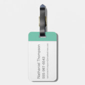 スクービードゥーとシャギー・ハロウィーンファイト ラゲッジタグ (裏面縦)