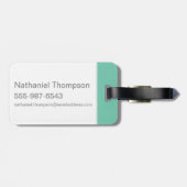 スクービードゥーとシャギー・ハロウィーンファイト ラゲッジタグ (裏面横)