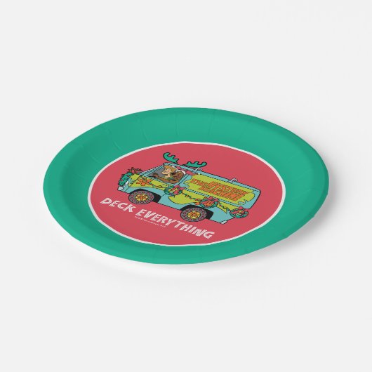 スクービードゥーと休日のミステリーマシンでシャギー ペーパープレート (アングル)