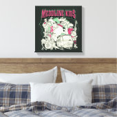 スクービードゥーと集団メドリングキッズパンクバンド キャンバスプリント (インサイチュ (寝室))