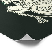 スクービードゥーと集団メドリングキッズパンクバンド ポスター (角)