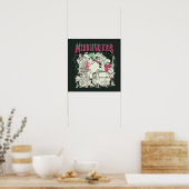 スクービードゥーと集団メドリングキッズパンクバンド ポスター (キッチン)