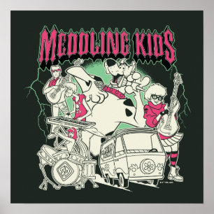 スクービードゥーと集団メドリングキッズパンクバンド ポスター
