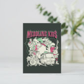 スクービードゥーと集団メドリングキッズパンクバンド ポストカード (スタンド正面)