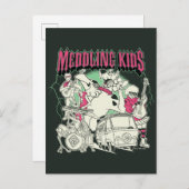スクービードゥーと集団メドリングキッズパンクバンド ポストカード (正面/裏面)