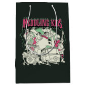 スクービードゥーと集団メドリングキッズパンクバンド ミディアムペーパーバッグ (正面)