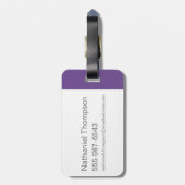 スクービードゥーと集団「幽霊のよく出るハウス」 ラゲッジタグ (裏面縦)