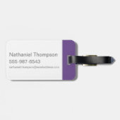 スクービードゥーと集団「幽霊のよく出るハウス」 ラゲッジタグ (裏面横)