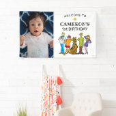 スクービードゥーと集団Groovy誕生日へようこそ 横断幕 (インサイチュ)