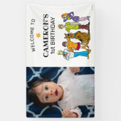 スクービードゥーと集団Groovy誕生日へようこそ 横断幕 (縦)