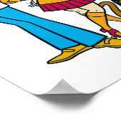 スクービードゥーと集団Groovy誕生日標識 ポスター (角)