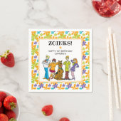 スクービードゥーと集団Groovy誕生日 スタンダードカクテルナプキン (インサイチュ)