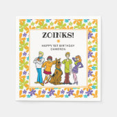 スクービードゥーと集団Groovy誕生日 スタンダードカクテルナプキン (正面)