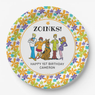 スクービードゥーと集団Groovy誕生日 ペーパープレート
