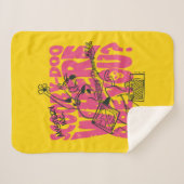 スクービードゥーどこパンクギターリフ シェルパブランケット (正面(横))